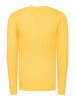 Rusty Neal Super-Slim-Fit Streetwear Fein Strick Pullover in Gelb