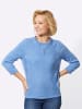 WITT WEIDEN 3/4 Arm-Pullover in himmelblau