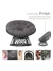 tectake Rattansessel Gargano 92 x 80 x 80,5 cm, schwarz