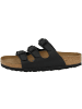 Birkenstock Sandale Florida SFB Birko-Flor Weichbettung normal in schwarz