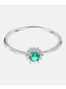 Diamant L'éternel Ring aus 375 Weißgold mit Diamant mit Smaragd