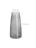 relaxdays Vase in Grau - (H)21,5 x Ø10 cm