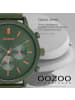 Oozoo Analog-Armbanduhr Oozoo Timepieces grün extra groß (ca. 50mm)