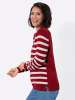WITT WEIDEN Pullover in rot-ecru