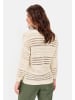 Camel Active Pullover mit Lochstrickmuster in Beige