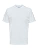 SELECTED HOMME T-Shirt SLHRELAXCOLMAN in Weiß