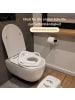 Little Star Gepolsterter Kinder Toilettensitz mit Griffen