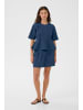CULTURE Bluse kurzarm CUmai Feminine in Dark Blue Wash