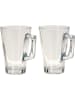 Pasabahce 2er-Set Tee-/Kaffeetasse "Vela" 250ml in Transparent