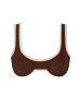 Moda Minx Bikini-Oberteil in Coffee