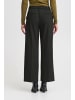 b. young BYDANTA WIDE LEG PANTS 2 CROPPED regular fit in Sycamore Melange