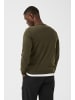 Matinique Strickpullover MAHenri Gerade Passform in Olive Night Melange