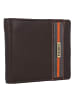 mano Don Leonardo Geldbörse RFID Leder 11,5 cm dunkelbraun