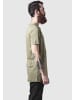 Urban Classics Long Tees in lightolive