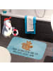 Mr. & Mrs. Panda Badvorleger Eichhörnchen Weihnachtszeit mit Spruch in Eisblau
