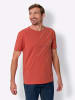 Sieh an! Freizeitshirt in rostrot