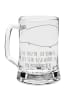 Mr. & Mrs. Panda Gravur Bierkrug Einhorn Meerschweinchen mit Spruch in Transparent