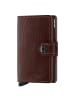 Secrid Vegetable Tanned Miniwallet - Geldbörse RFID 6.5 cm in espresso-brown