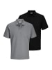 Jack & Jones Poloshirt Austin in Schwarz / grau