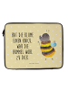 Mr. & Mrs. Panda Notebook Tasche Hummel flauschig mit Spruch in Gelb Pastell