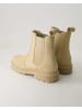 Zahira Chelsea Boots in Beige