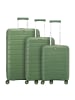 Roncato B-Flying Neon 4 Rollen Kofferset 3-teilig verde militare