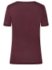 super.natural Merino T-Shirt in weinrot