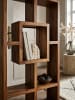 KADIMA DESIGN Bücherregal MUMBAI Massiv-Holz 90 x 180 cm Wohnzimmer-Regal