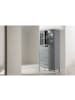 ebuy24 Vitrinenschrank LaPaz Hellgrau 70 x 35 cm