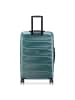 Delsey Meteor 4 Rollen Trolley L 78 cm mit Dehnfalte petrol