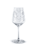 Mr. & Mrs. Panda Glas für Rotwein Faultiere Herz ohne Spruch in Transparent