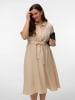 Vero Moda Hemdblusenkleid in Cement