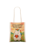 Mr. & Mrs. Panda Einkaufstasche Einhorn Herz Design mit Spruch in Weiß