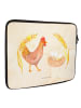 Mr. & Mrs. Panda Notebook Tasche Huhn Stolz ohne Spruch in Vintage