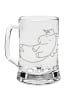 Mr. & Mrs. Panda Gravur Bierkrug Einhorn Wolke 7 ohne Spruch in Transparent