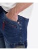 Timezone Jeansshorts Reißverschluss Cargotaschen Sommer in Navy