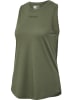 Hummel Hummel Top Hmlmt Yoga Damen Atmungsaktiv Leichte Design in DEEP LICHEN GREEN