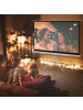 HOMCOM Beamer Leinwand-235,8L x 8B x 136H cm-Schwarz