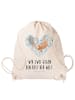 Mr. & Mrs. Panda Stoffrucksack Mäuse Herz mit Spruch in Creme