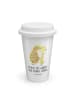 Mr. & Mrs. Panda Coffee To Go Becher Giraffe Kind mit Spruch in Weiß