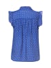 Marie Lund Bluse in blau weiß