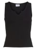 LASCANA Ripptanktop in schwarz