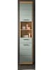 Inn.Furn Hochschrank Salbei grün, Eiche Artisan 37 cm, Badschrank mit 6 Fächern