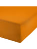 Erwin Müller Single-Jersey Bio Boxspring-Spannbettlaken Bayreuth in orange