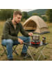 relaxdays Campingtisch in Schwarz - (B)39 x (H)32 x (T)34 cm