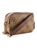 Guess Noelle Umhängetasche 20 cm in latte logo-brown