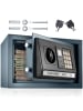 tectake Elektronischer Safe mit Doppelbolzen-Verschlusssystem, 20 x 31 x 22 cm