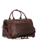 Greenburry Rugged 2 Rollen Reisetasche Leder 53 cm in brown