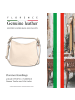 Florence Leder Schultertasche Florence Tasche beige ca. 38cm