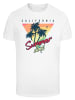 F4NT4STIC T-Shirt California Palmen Retro in weiß